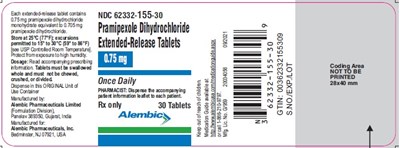 Pramipexole 0 75 mg