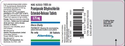 Pramipexole 3 75 mg