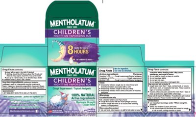 Mentholatum Children's Nighttime Vaporizing Rub - image 01