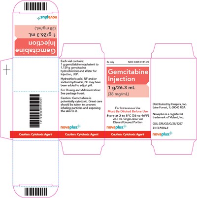 gemcitabine-08.jpg PRINCIPAL DISPLAY PANEL - 1 g/26.3 mL Vial Carton - gemcitabine 08
