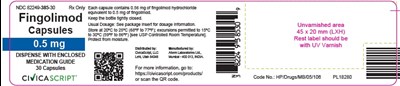 Fingolimod Label (Fingolimod Label)