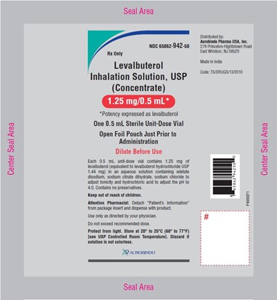 PACKAGE LABEL-PRINCIPAL DISPLAY PANEL - 1.25 mg/0.5 mL - Pouch Label - levalbuterol fig12