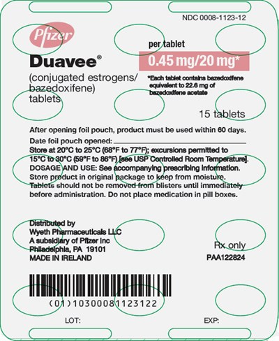 PRINCIPAL DISPLAY PANEL - 15 Tablet Blister Pack - duavee 03