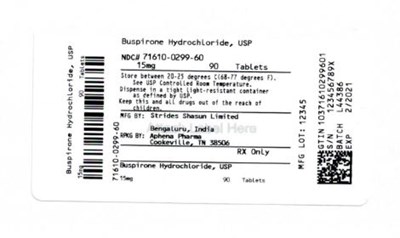 71610-0299-60.jpg Bottle Label 15 mg - 71610 0299 60