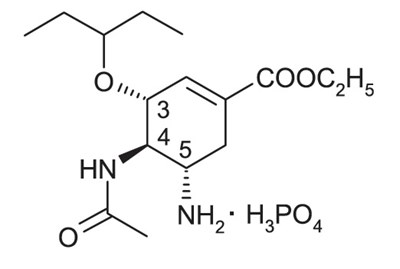 Oseltamivir-phosphate-structure (Oseltamivir Phosphate Structure)