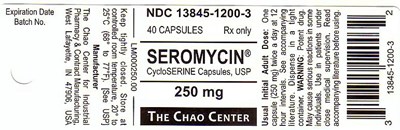 Purdue Gmp Seromycin Label (Purdue Gmp Seromycin)