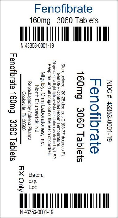 43353-0001-19.jpg Bottle Label 160mg - 43353 0001 19