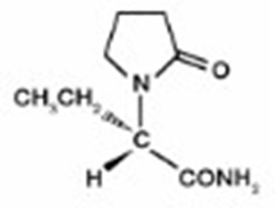 "image Description" (Levetiracetam Os Structure)
