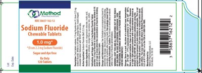 Principal Display Panelndc 58657-162-12sodium Fluoridechewable Tablets1.0 mg(from 2.2 mg Sodium Fluoride)120 Tabletsrx Only (Sodium Fluoride Chewable Tablets 04)