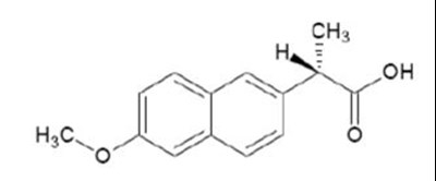 Structural Formula - naproxentabs str