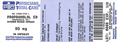 This Is The 80mg Label (5755)