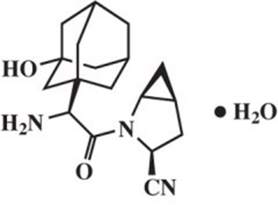 Saxagliptin Chemical Structure - saxagliptin struct