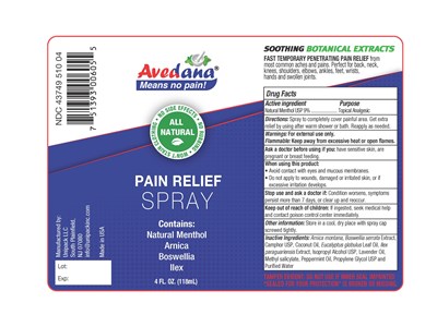 Avedana_Pain_Relief_Spray_4oz_Rebrand_1.jpg Avedana Pain Relief Spray 4oz Rebrand 1