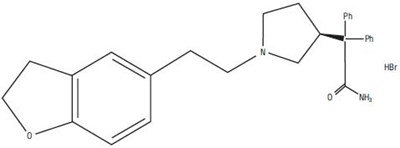 Chemical Structure - darifenacin str