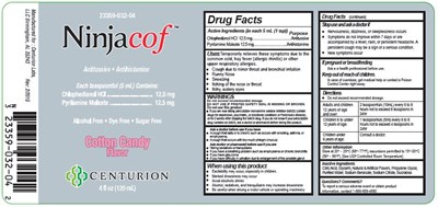 Image Description (Ninjacof 4oz Label)