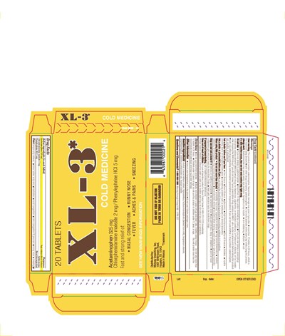 Package Label (Xl3coldmed0622)