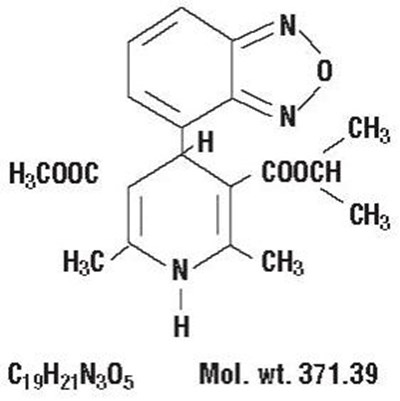 Structural Formula Of Isradipine (Isradipine Capsules 1)