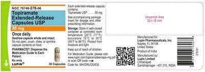 Topiramate Extended-release Capsules, 50 mg30 Capsules Ndc 70748-276-06 (Cc039b2c 1602 4311 B976 9125434bc152 05)