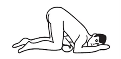 Knee-chest Position Illustration (Image 03)
