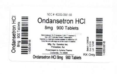 Bottle Label 8 mg - 43353 881 88