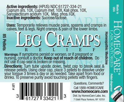 Leg Cramps Relief (Hcl Label Legcramps 2012)