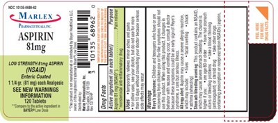 Principal Display Panelaspirin81mg120 Tablets (Aspirin 81mg Enteric Coated Tablets 01)
