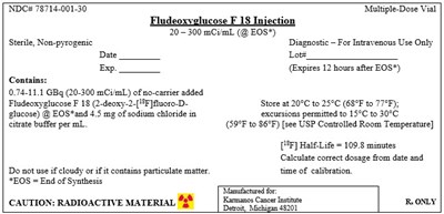 Principal Display Panel (30 mL Glass Vial Label)