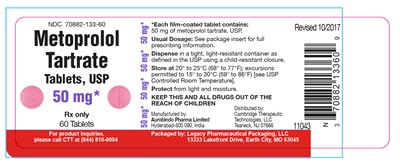 Metoprolol Tartrate 50mg Tablets (Metoprolol Tartrate Tabs   Aurobindo 3)