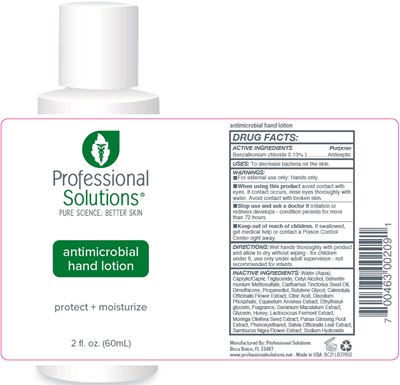 hand-lotion-01.jpg PRINCIPAL DISPLAY PANEL - 60 mL Bottle Label - hand lotion 01