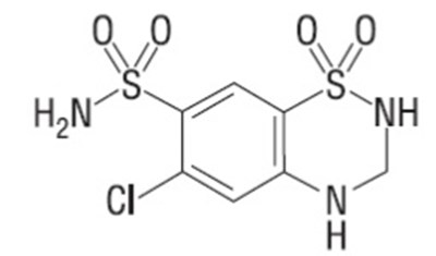 Structure of Hydrochlorothiazide - 499f2d9f 9fa0 4b30 8115 ff9e932abc04 01