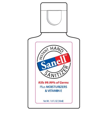 Front Label (Sanell Hand Sanitizer)