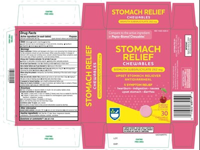 Rite Aid Stomach Relief Chewable 30 Tablets (172gnp)