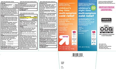 Acetaminophen 325 mg, Diphenhydramine Hci 12.5 mg, Phenylephrine Hci 5 mg Dextromethorphan Hbr 5 mg, Guaifenesin 100 mg, Phenylephrine Hci 2.5 mg (Childrens Mucus Nighttime And Mucus Multi Symptom  1)