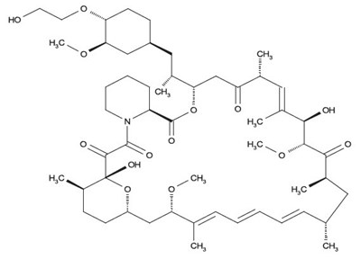 everolimus chemical structure - everolimus structure