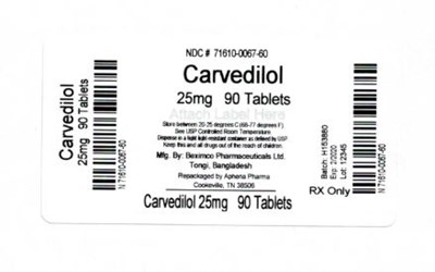 71610-0067-60.jpg Bottle Label 25 mg - 71610 0067 60