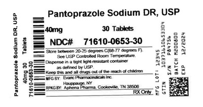 Bottle Label 40 mg (71610 0653 30)