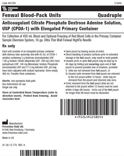 c225c6cc-620c-43c1-8ad2-777c82aacd87-10.jpg Anticoagulant Citrate Phosphate Dextrose Adenine Solution, USP (CPDA-1) BLOOD-PACK Unit with Elongated Primary Container label - c225c6cc 620c 43c1 8ad2 777c82aacd87 10