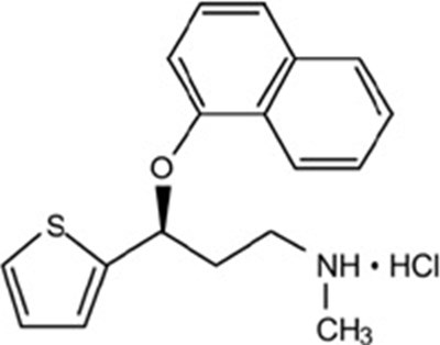 Structural Formula - duloxetine 01