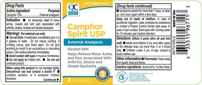 Qc (L046792066 Qc Camphor Spirit)