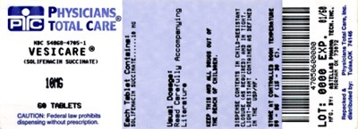 10 mg Package Label (4705)