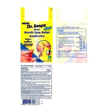 Image of mouth sore label - Mouthsore300867