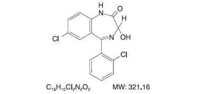 loraz-1.jpg This is an image of the structural formula for Lorazepam Tablets, USP. - loraz 1