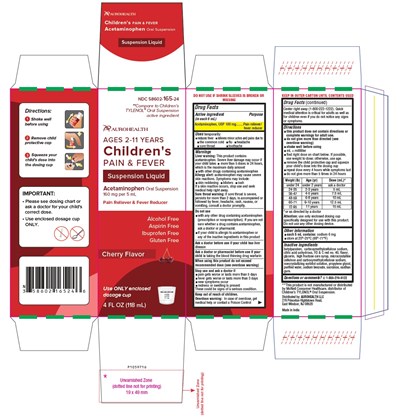 Package Label-principal Display Panel 4 Fl Oz (118 mL) Carton Label (Aurophen Fig2)