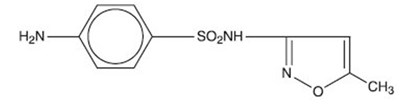 image description - sulfamethoxazole and trimethoprim tablet structure 1