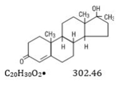 The Structural Formula For Methyltestosterone Is A White To Light Yellow Crystalline Substance That Is Virtually Insoluble In Water But Soluble In Organic Solvents. It Is Stable In Air But Decomposes (Eemt Tablets Structure)