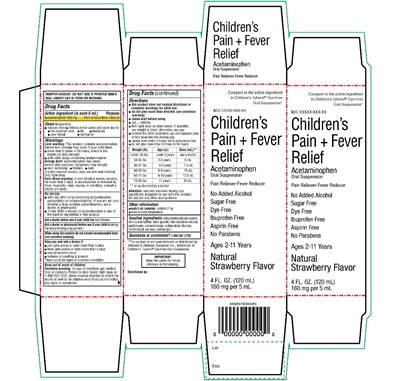 Children's Pain+ Fever Relief  Oral Suspension Strawberry Flavor (Childrens Tylenol 01)