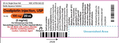 Principal Display Panel (20 mL Vial Label)