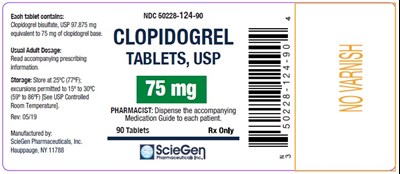 Clopidogrel 75mg 90tab