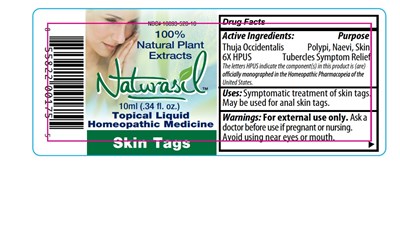 Naturasil Skin Tags 10 mL Bottle Front Label (Skintags10mlbottlelabel)