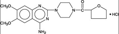 terazosinhydrochloridechemicalstructure - chemicalstructure